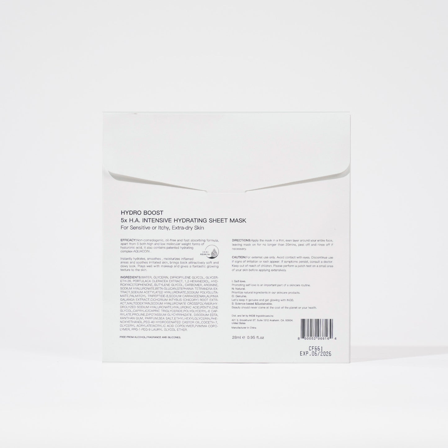 HYDRO BOOST 5-HA SHEET MASK SAMPLE