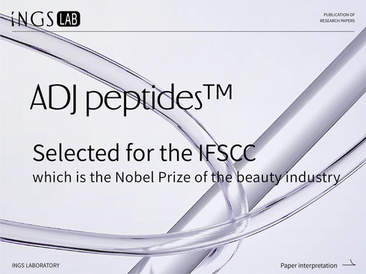 INGS Academic Paper on ADJ Peptides™ Published at IFSCC