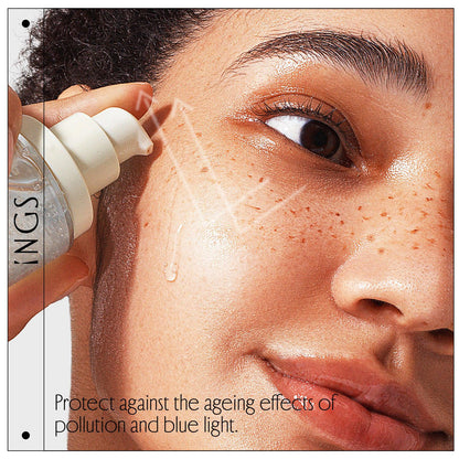 Best anti aging serum. Protect against the ageing effects of pollution and blue light