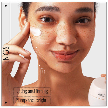 Lifting and firming, Plump and bright. Also neck firming cream