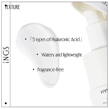 5 types of Hyaluronic Acid moisturizer for oily skin. Watery and lightweight, fragrance-free.